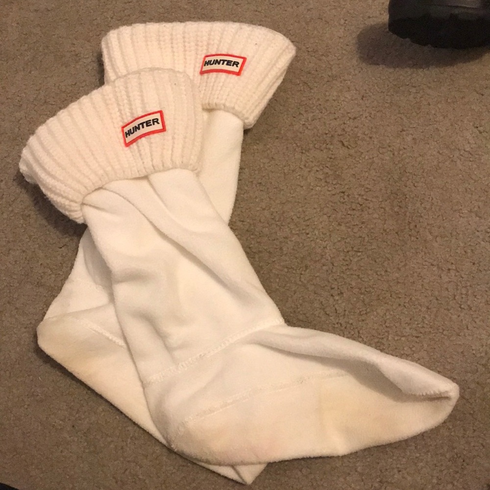 White Hunter Boot Sock